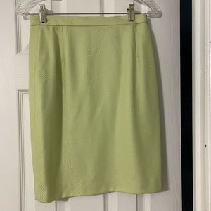 Escada Light Green Pencil Skirt
